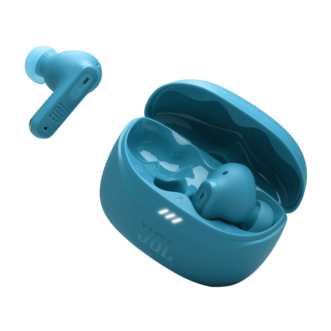 JBL Tune Beam 2 - Turquoise - True Wireless Noise Cancelling Earbuds - Detailshot 2 image number null